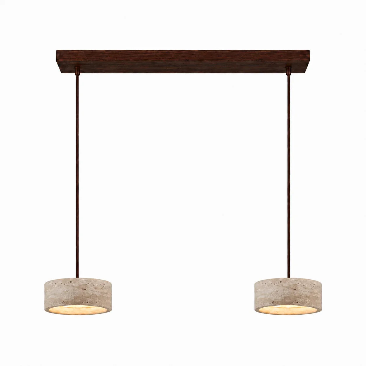 Travertijn Hanglamp Vintage Crème Natuursteen Wabi Sabi Stijl Eetkamer Slaapkamer | Sansoti