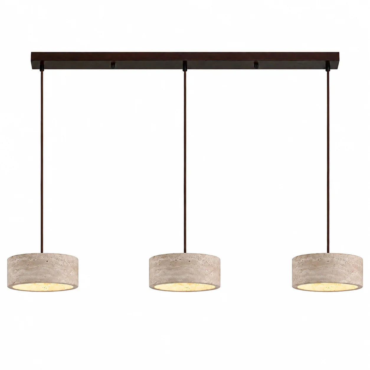 Travertijn Hanglamp Vintage Crème Natuursteen Wabi Sabi Stijl Eetkamer Slaapkamer | Sansoti