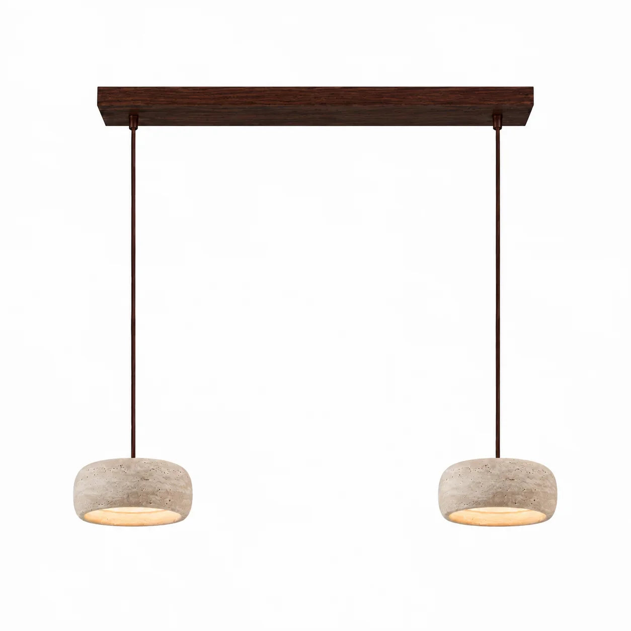 Travertijn Hanglamp Vintage Crème Natuursteen Wabi Sabi Stijl Eetkamer Slaapkamer | Sansoti