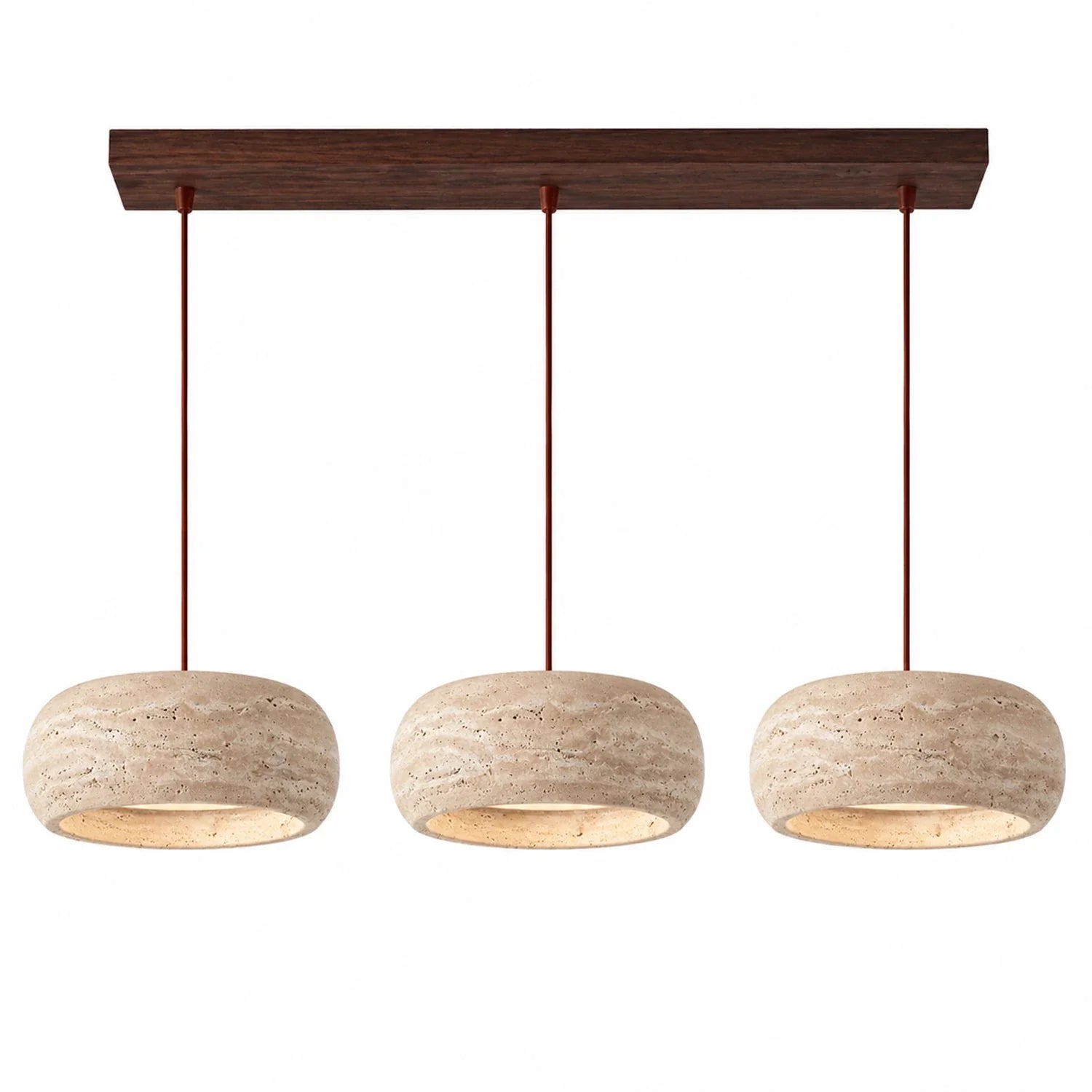 Travertijn Hanglamp Vintage Crème Natuursteen Wabi Sabi Stijl Eetkamer Slaapkamer | Sansoti