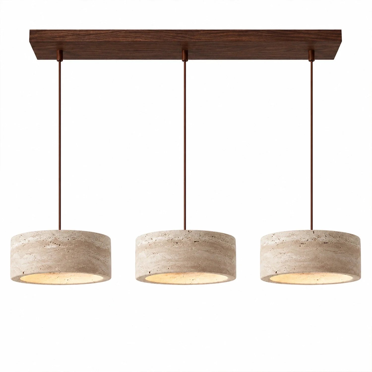Travertijn Hanglamp Vintage Crème Natuursteen Wabi Sabi Stijl Eetkamer Slaapkamer | Sansoti