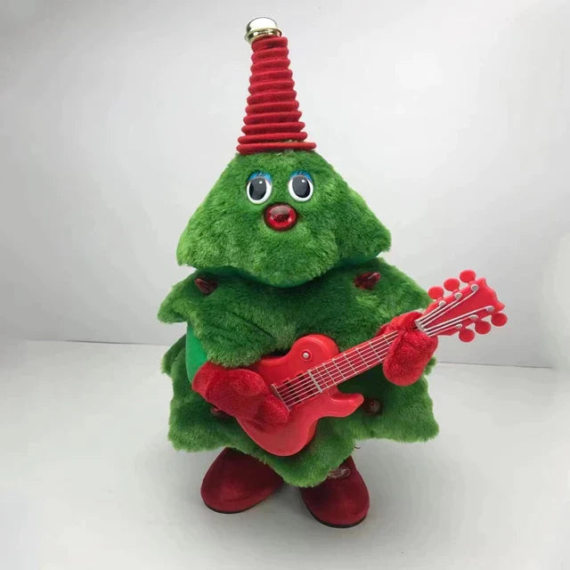 Dansende Kerstboom Knuffel met Muziek en Beweging - Groen Pluche Speelgoed - 35cm Interactieve Kerstdecoratie - Zingende Boom voor Kinderen en Volwassenen | Sansoti