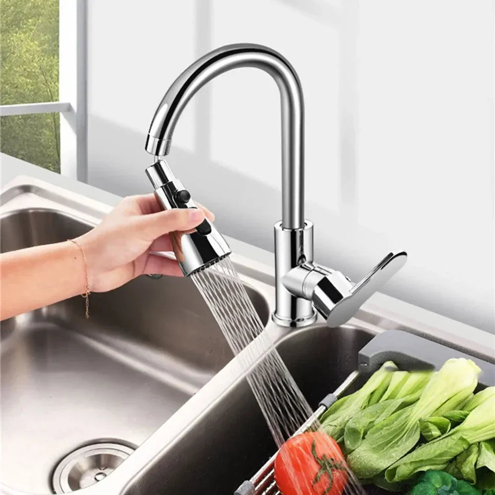 Keukenkraan met 360° Draaibare Waterbesparende Technologie – Milieuvriendelijke Kraanset voor Keuken en Badkamer | Sansoti