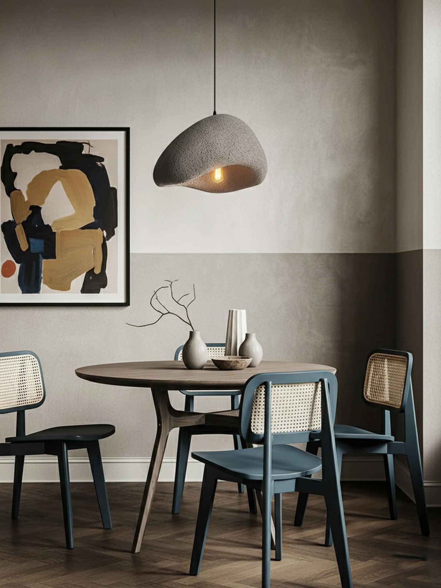 Hanglamp Koepelvorm Polystyreen Grijs Wit Zes Maten E26 E27 Fitting Verstelbare Kabel 150cm Scandinavisch Design Huiskamer Keuken Eethoek Dimbaar | Sansoti