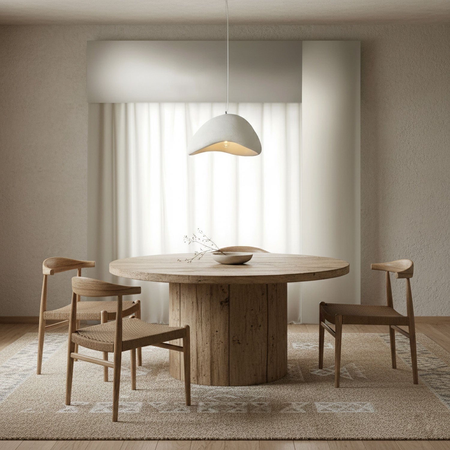 Hanglamp Koepelvorm Polystyreen Grijs Wit Zes Maten E26 E27 Fitting Verstelbare Kabel 150cm Scandinavisch Design Huiskamer Keuken Eethoek Dimbaar | Sansoti