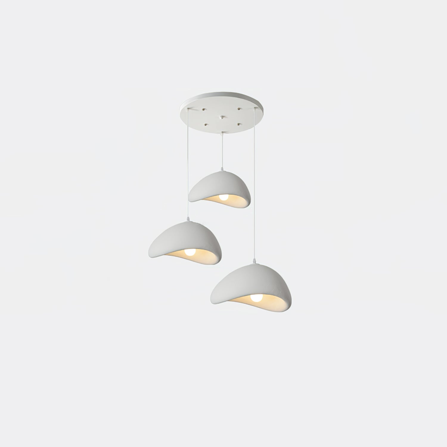 Hanglamp Koepelvorm Polystyreen Grijs Wit Zes Maten E26 E27 Fitting Verstelbare Kabel 150cm Scandinavisch Design Huiskamer Keuken Eethoek Dimbaar | Sansoti
