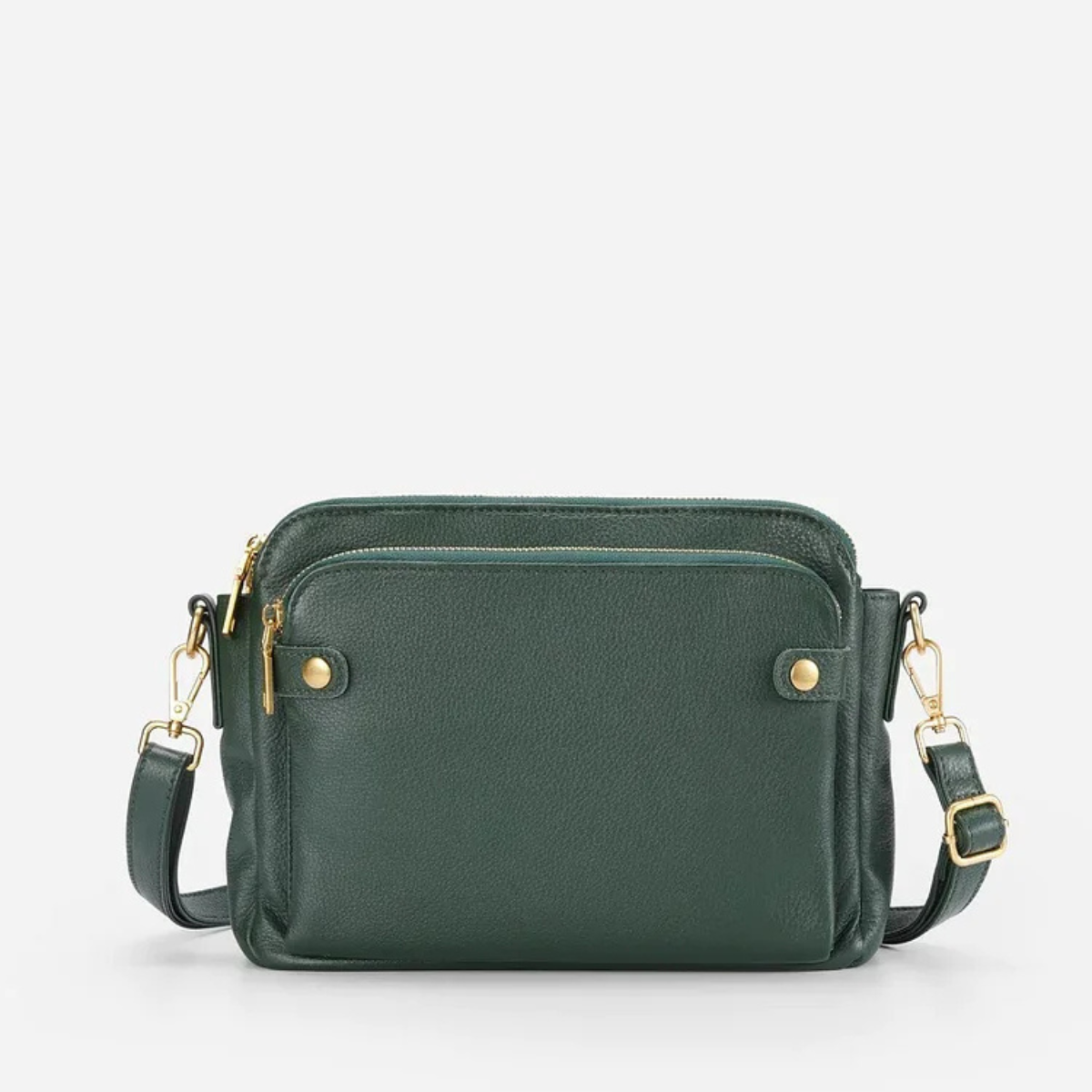 Leren Schoudertas met Geïntegreerde Portemonnee 9 Kaartvakken Compact Dagelijks Gebruik Dames Crossbody | Sansoti