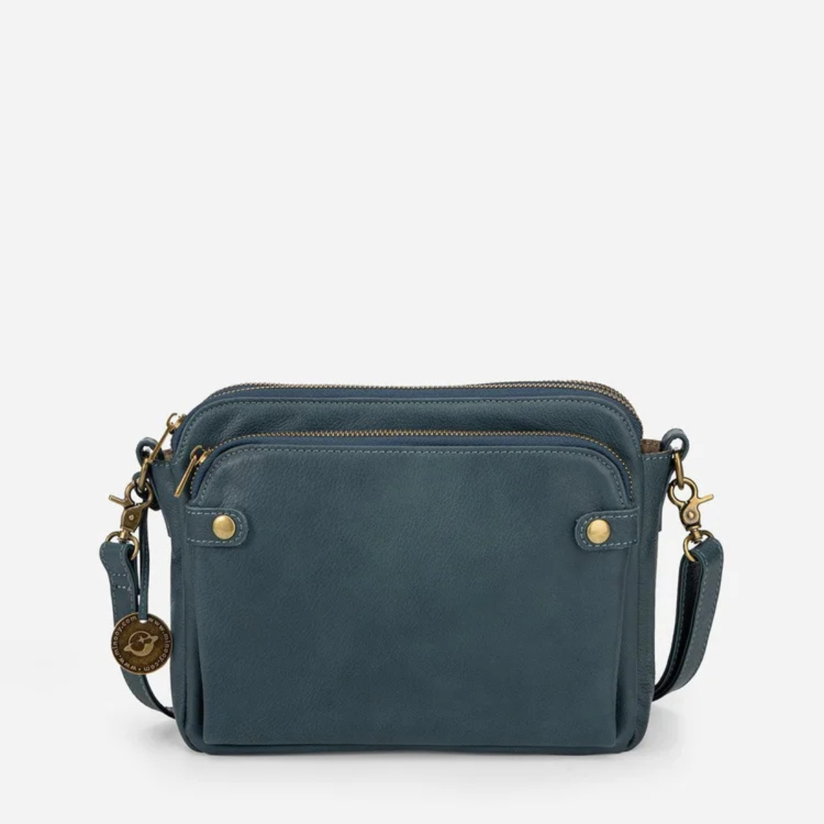 Leren Schoudertas met Geïntegreerde Portemonnee 9 Kaartvakken Compact Dagelijks Gebruik Dames Crossbody | Sansoti