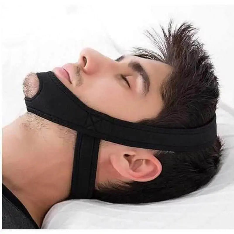 Anti-Snurk Kinband Verstelbaar Neopreen Slaapband Tegen Snurken 54-68cm | Sansoti
