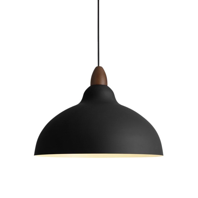 Skandinavische Hängeleuchte Holz Metall Beige Esszimmer Küche Beleuchtung modern minimalistisch Design E27 LED verstellbar | Restfield