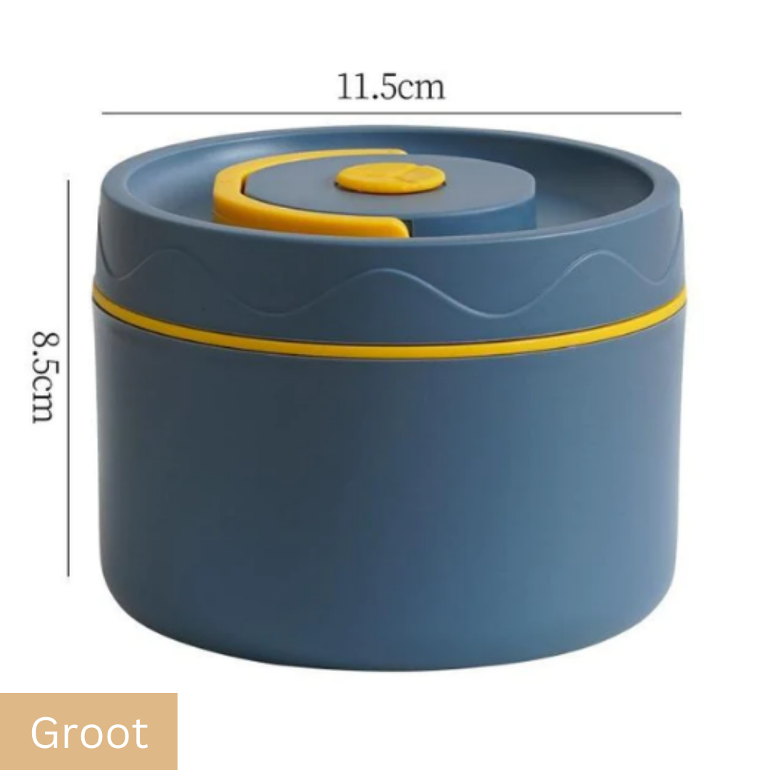 Geïsoleerde Lunchbox met Vacuümtechnologie – Houdt Eten Tot 4 Uur Warm – Lekvrij RVS Ontwerp – Ideaal voor School en Werk | Sansoti