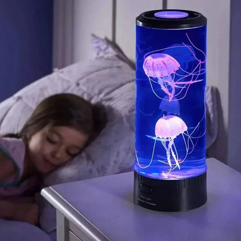 LED Mood Lighting Jellyfish with Color Change – Decorative Table Lamp for Relaxation | Sansoti
