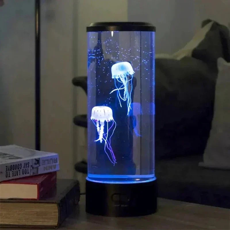 LED Mood Lighting Jellyfish with Color Change – Decorative Table Lamp for Relaxation | Sansoti