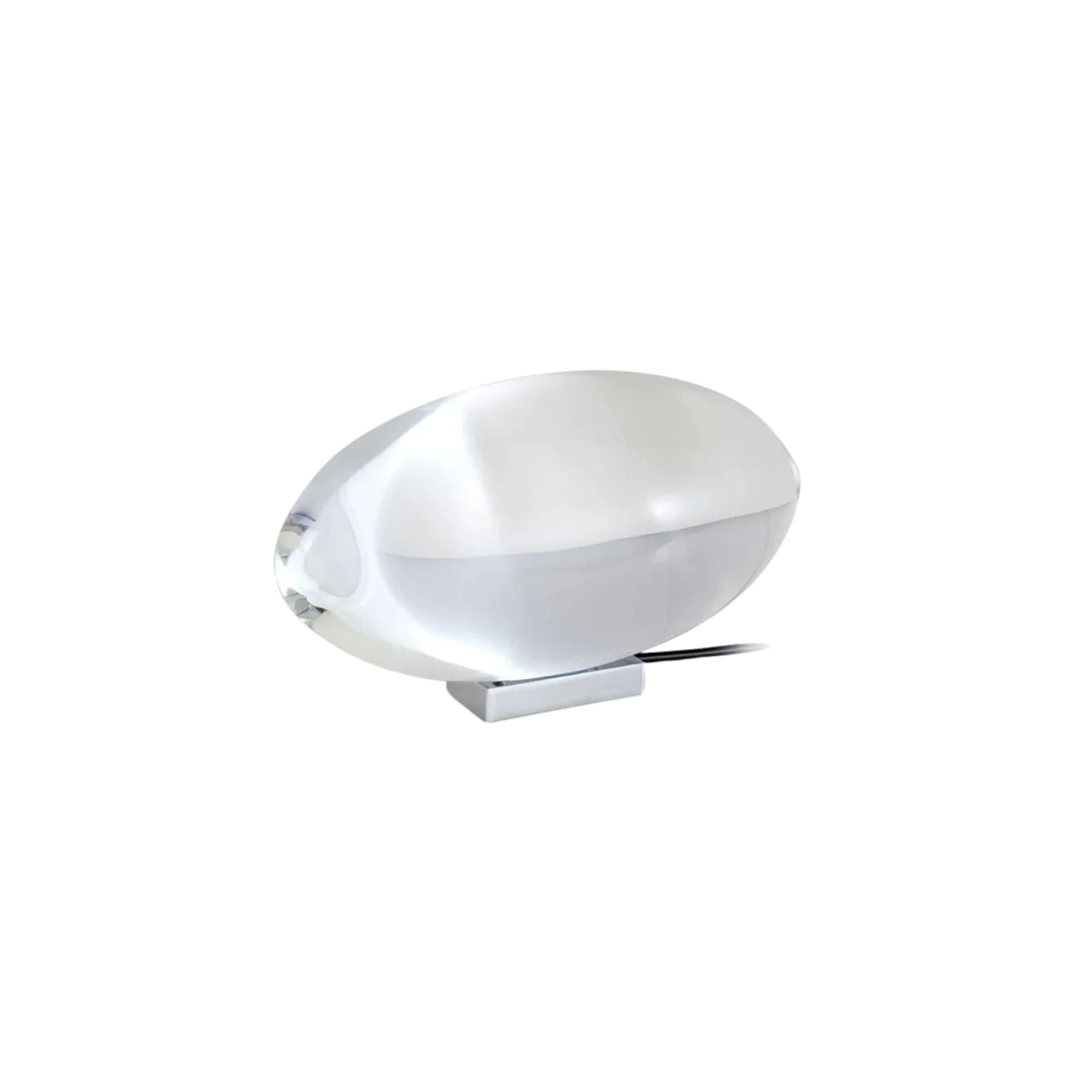 Marsman tafellamp LED kristalglas chroom binnen sfeerverlichting designlamp projectie lamp modern interieur nachtkastje dressoir verlichting | Sansoti