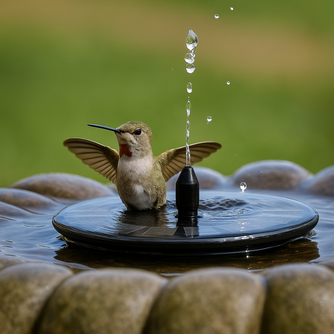 Solar-Powered Fountain Pump for Pond Birdbath and Garden with Automatic Operation | Sansoti