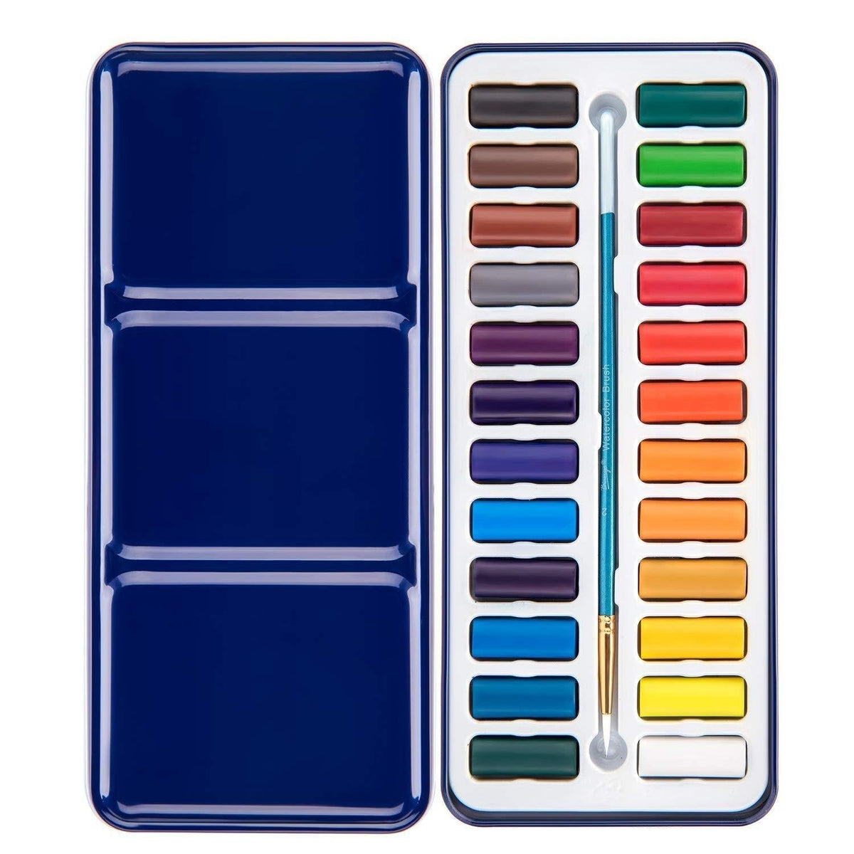 Watercolor Painting Book with Stencils and Paint Set for Beginners Adults Children Creative Hobby Drawing | Sansoti