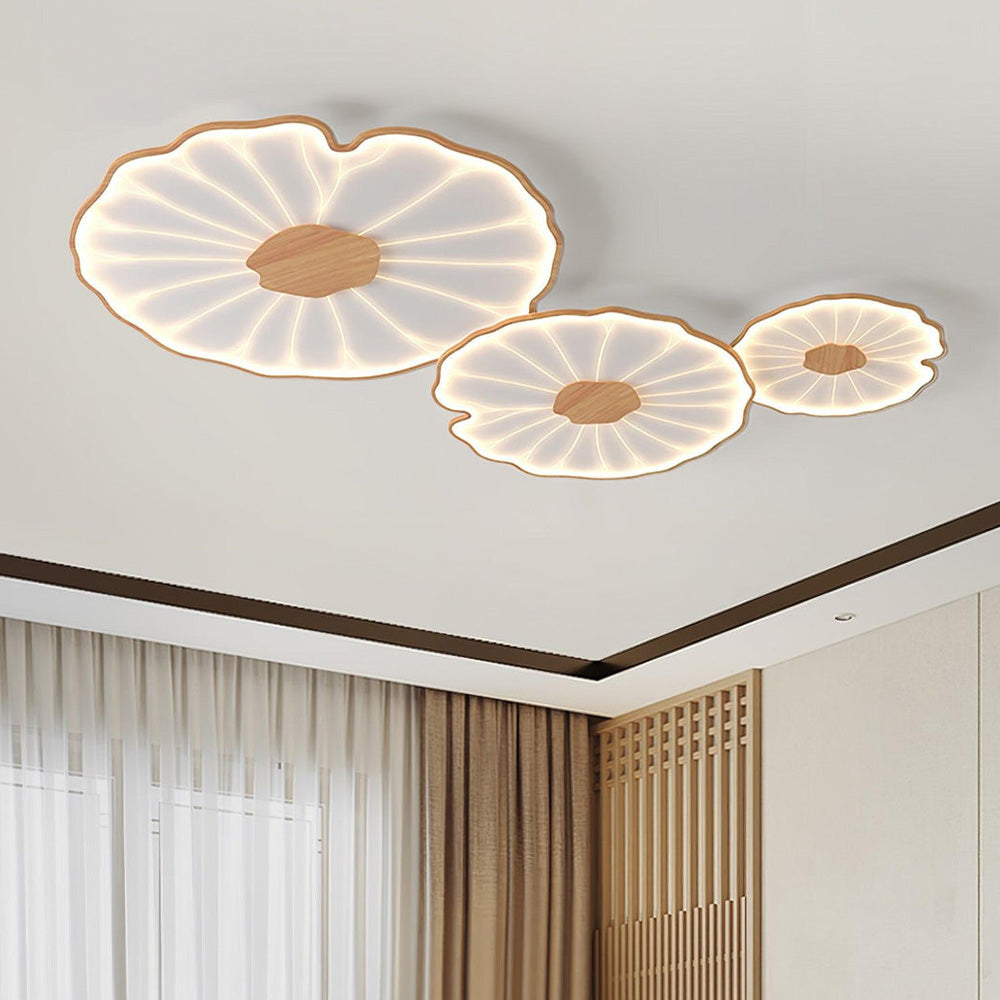Deckenleuchte Lotusblätter Acryl LED Modern Rund Wohnzimmer Schlafzimmer Flur | Restfield