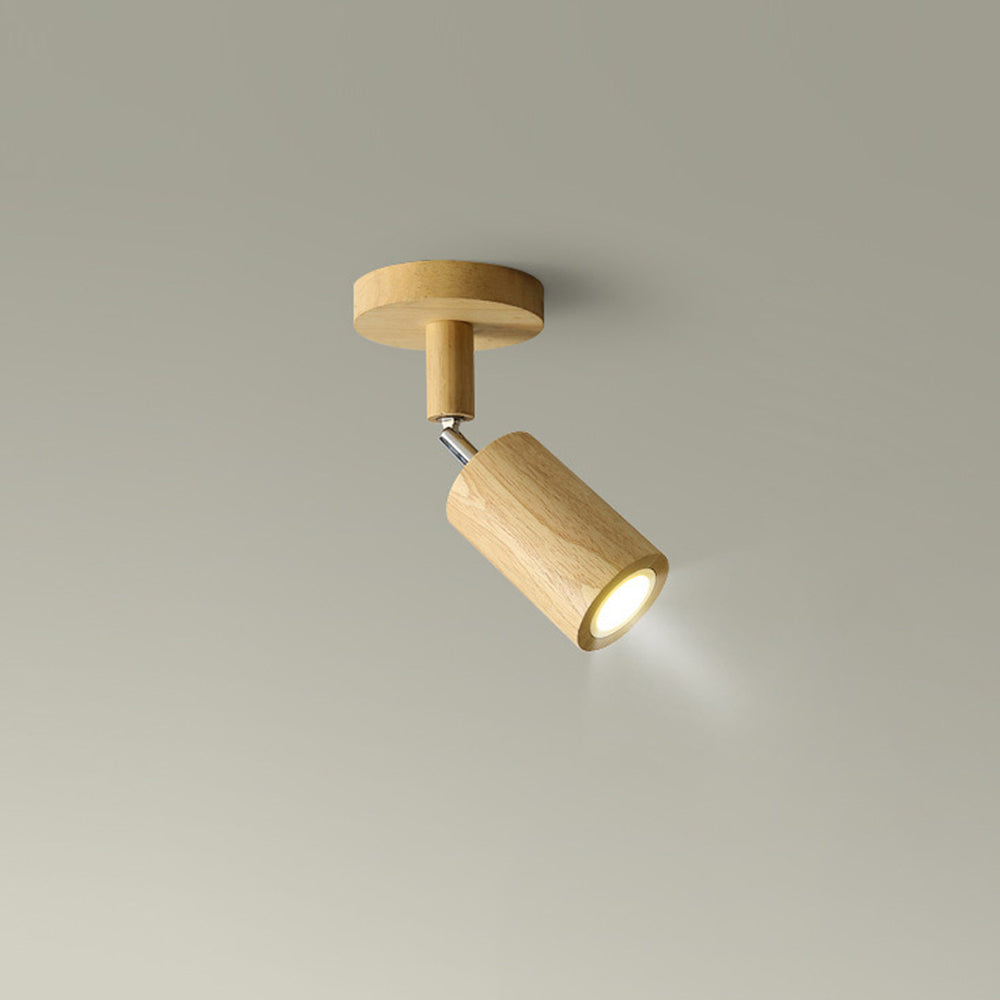 Houten Railverlichting LED Plafondlamp Wandlamp Natuurlijk Modern Woonkamer Eetkamer | Sansoti