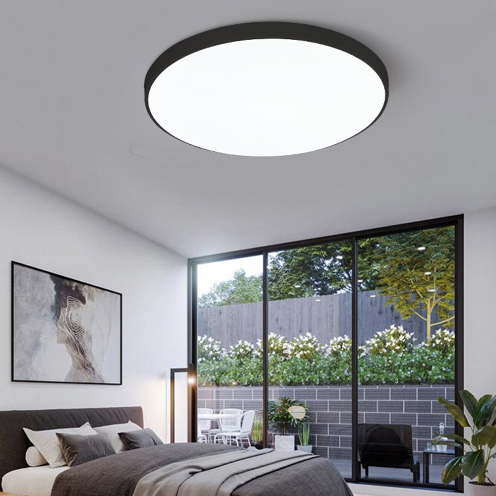 Runde LED Deckenleuchte Ultraflach Nordic Modern Dimmbar Acryl Wohnzimmer Schlafzimmer | Restfield