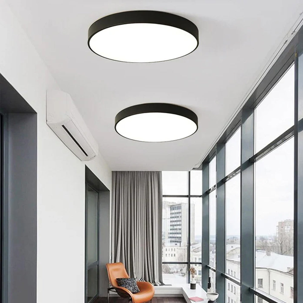 Runde LED Deckenleuchte Ultraflach Nordic Modern Dimmbar Acryl Wohnzimmer Schlafzimmer | Restfield