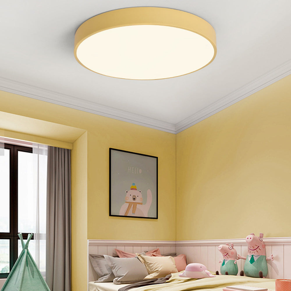 Runde LED Deckenleuchte Ultraflach Nordic Modern Dimmbar Acryl Wohnzimmer Schlafzimmer | Restfield