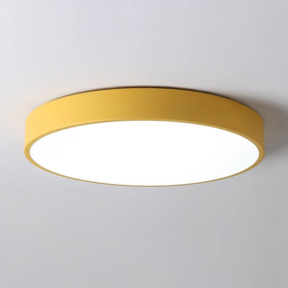 Runde LED Deckenleuchte Ultraflach Nordic Modern Dimmbar Acryl Wohnzimmer Schlafzimmer | Restfield
