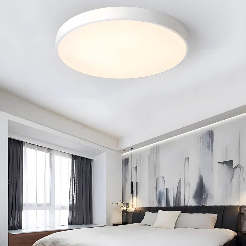 Runde LED Deckenleuchte Ultraflach Nordic Modern Dimmbar Acryl Wohnzimmer Schlafzimmer | Restfield