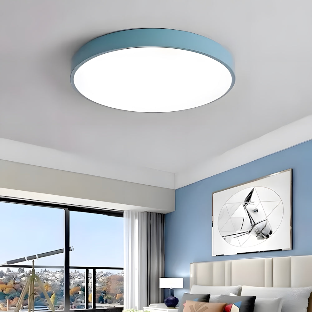 Runde LED Deckenleuchte Ultraflach Nordic Modern Dimmbar Acryl Wohnzimmer Schlafzimmer | Restfield