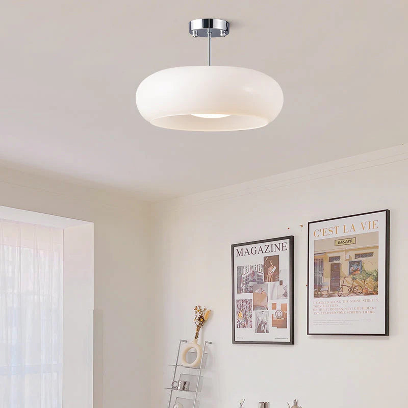 Glazen Hanglamp Vintage Amber Messing Retro E27 Eetkamer Woonkamer Slaapkamer | Sansoti