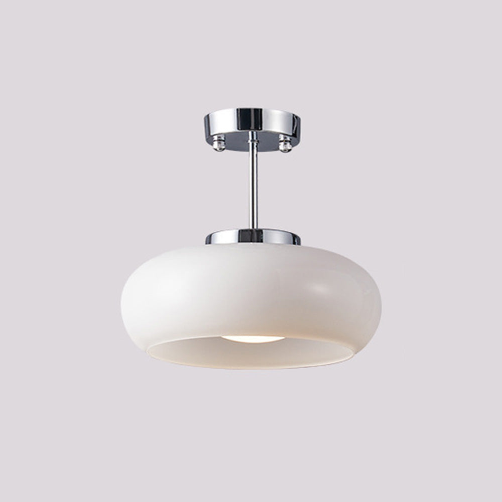 Glazen Hanglamp Vintage Amber Messing Retro E27 Eetkamer Woonkamer Slaapkamer | Sansoti