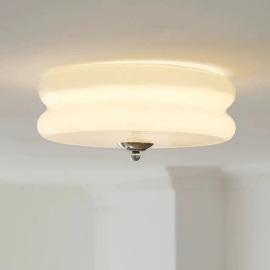 Plafondlamp Vintage Glas 1920s Industrieel Goud Chroom LED Eetkamer Woonkamer Slaapkamer | Sansoti