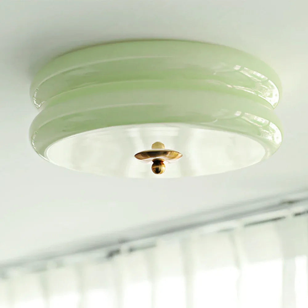 Plafondlamp Vintage Glas 1920s Industrieel Goud Chroom LED Eetkamer Woonkamer Slaapkamer | Sansoti