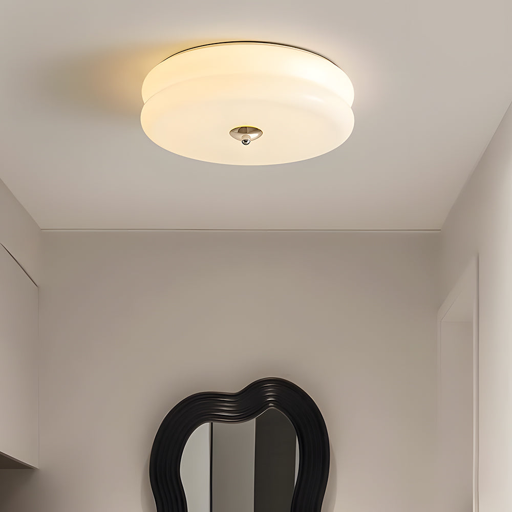 Plafondlamp Vintage Glas 1920s Industrieel Goud Chroom LED Eetkamer Woonkamer Slaapkamer | Sansoti