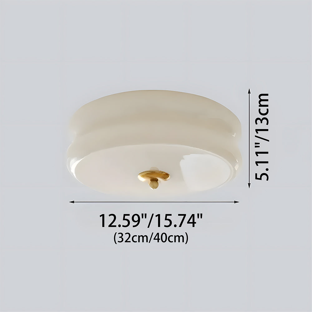 Plafondlamp Vintage Glas 1920s Industrieel Goud Chroom LED Eetkamer Woonkamer Slaapkamer | Sansoti