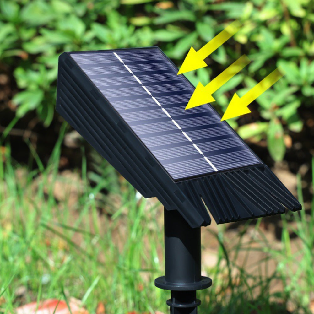 Lampe solaire de jardin LED zoomable IP65 étanche jardin allée villa extérieur | Restfield