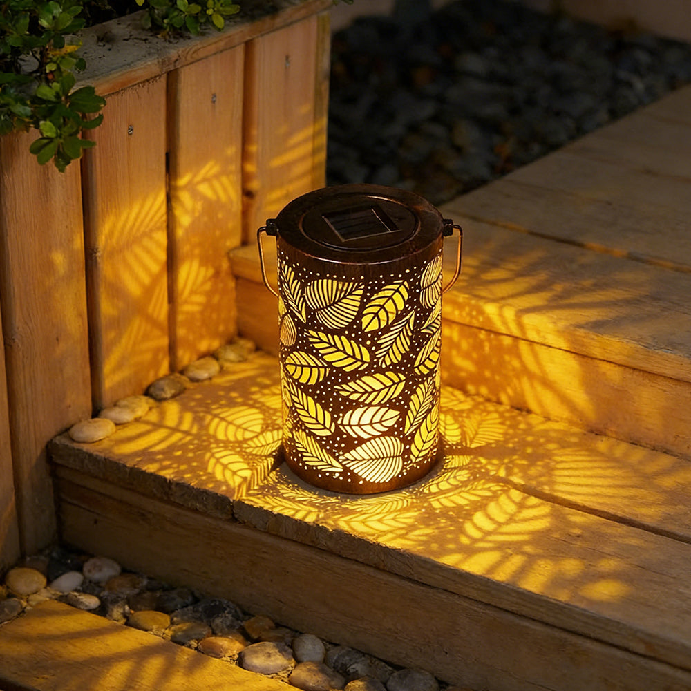 Solarlaterne Baum Muster IP55 Wasserdicht Garten Hängend Stehend Villa LED | Restfield