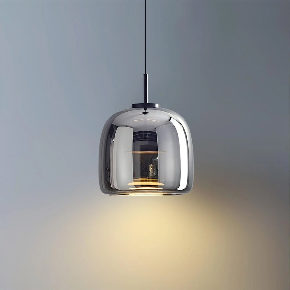 Hanglamp Gerookt Glas Koepel Vintage Minimalistisch LED Keuken Eetkamer Woonkamer Loft | Sansoti