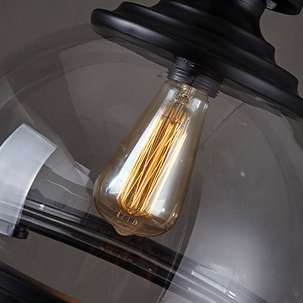Hanglamp Industrieel Glas Vintage E27 Eetkamer Keukeneiland Slaapkamer Woonkamer Retro | Sansoti