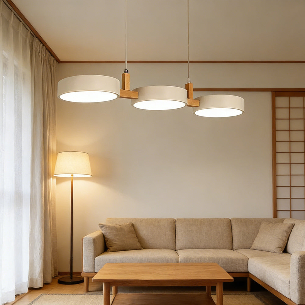 Hängelampe 3 Schirme Metall Minimalistisch LED Esszimmer Kücheninsel Wohnzimmer | Restfield