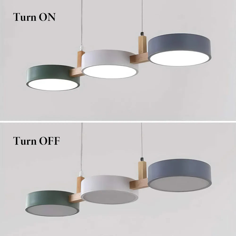 Hängelampe 3 Schirme Metall Minimalistisch LED Esszimmer Kücheninsel Wohnzimmer | Restfield