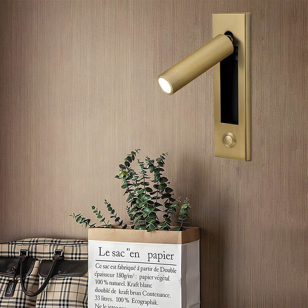 Inbouw Wandlamp Minimalistisch Metaal LED Bedlamp Slaapkamer Hal Woonkamer | Sansoti