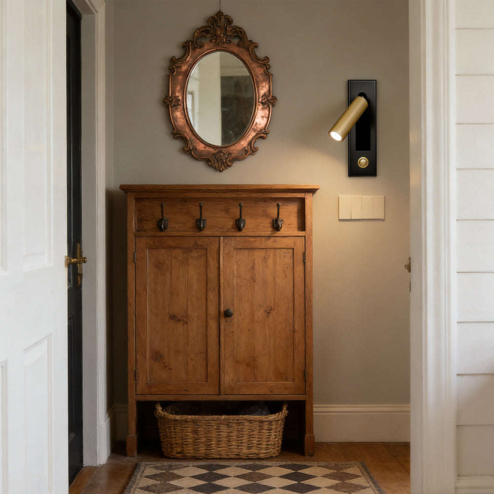 Inbouw Wandlamp Minimalistisch Metaal LED Bedlamp Slaapkamer Hal Woonkamer | Sansoti