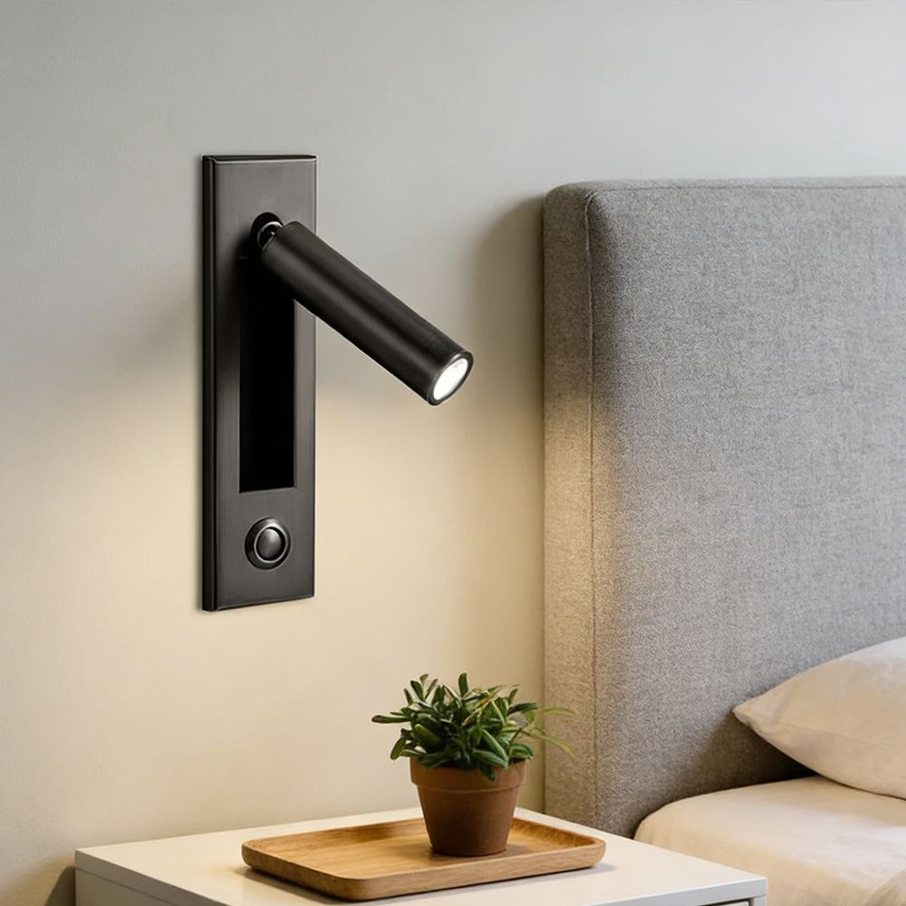 Inbouw Wandlamp Minimalistisch Metaal LED Bedlamp Slaapkamer Hal Woonkamer | Sansoti