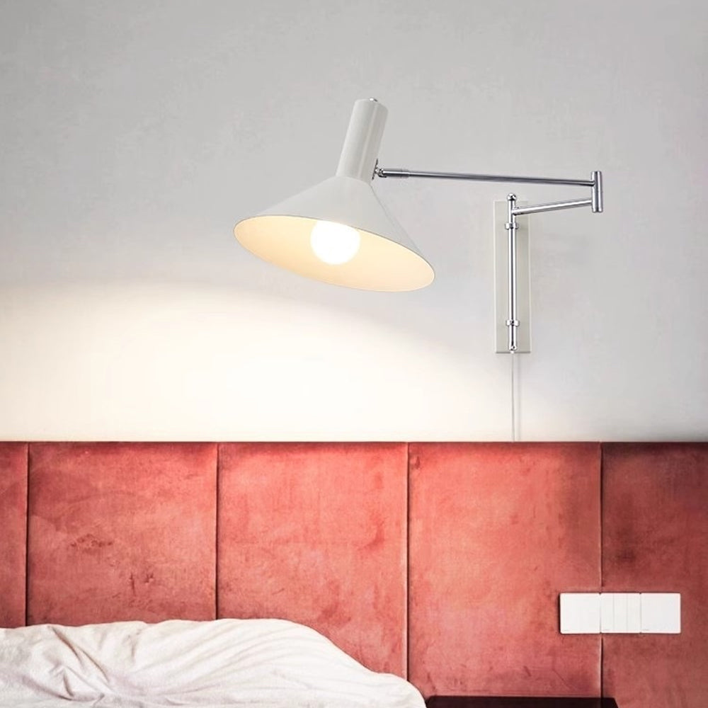 Applique murale pivotante 360 degrés métal E27 lampe de chevet salon chambre moderne | Restfield