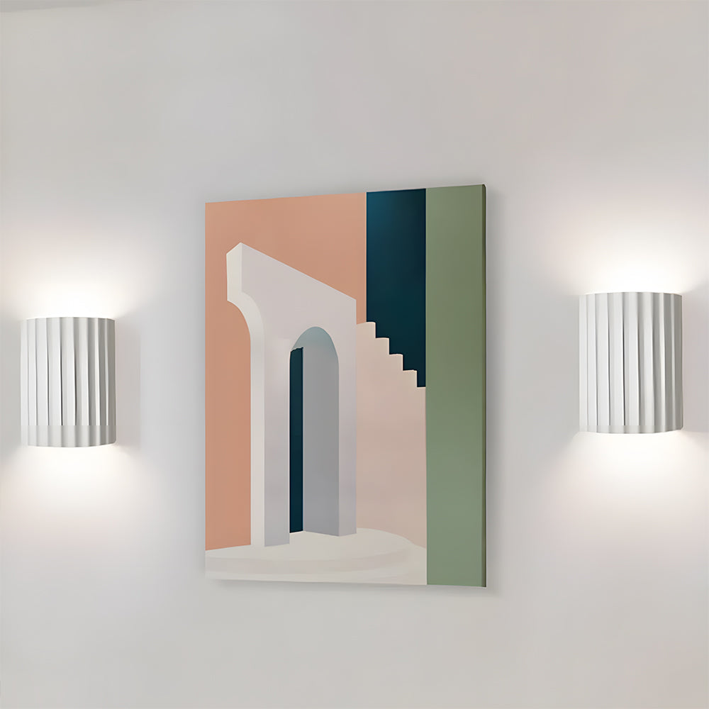 Wandleuchte Harz Halbrund Minimalistisch G9 LED Schlafzimmer Flur Wohnzimmer Modern | Restfield