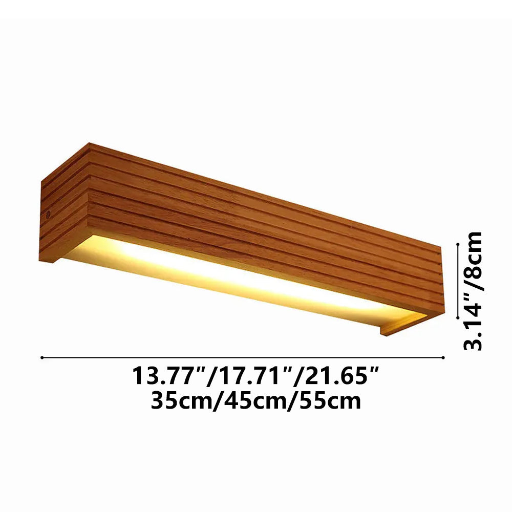 Wandlamp Hout Acryl Scandinavisch LED E27 Slaapkamer Leeshoek Gang Woonkamer Bedlamp Nordic | Sansoti