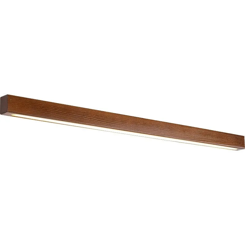 Hölzerne Wandlampe mit Spiegel LED Bad Schlafzimmer Küche Rund Acryl | Restfield