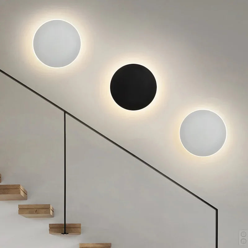 Wandlamp Rond Aluminium LED Nordisch Minimalistisch 10W Ø13 Ø30 Hal Slaapkamer | Sansoti