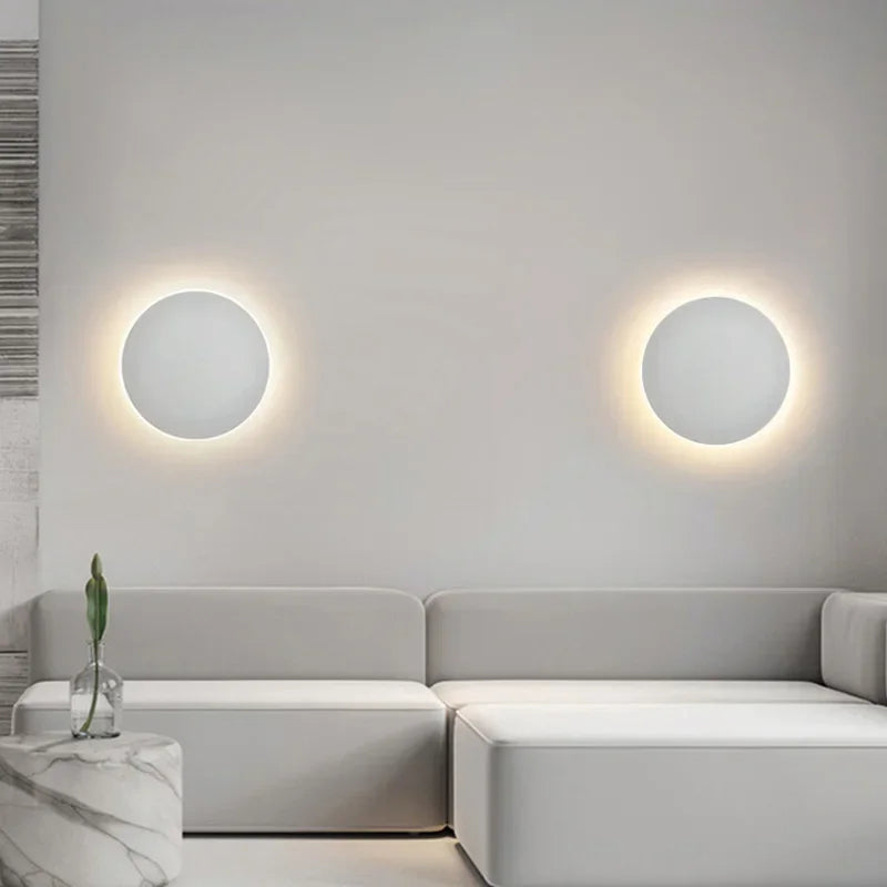 Wandlamp Rond Aluminium LED Nordisch Minimalistisch 10W Ø13 Ø30 Hal Slaapkamer | Sansoti