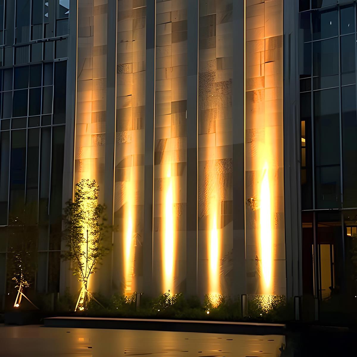 LED outdoor spotlight warm white IP67 aluminum for facade and facade lighting waterproof modern radiant design 3W 10W 30W 50W 80W garden spotlight outdoor lighting garden lighting | Sansoti